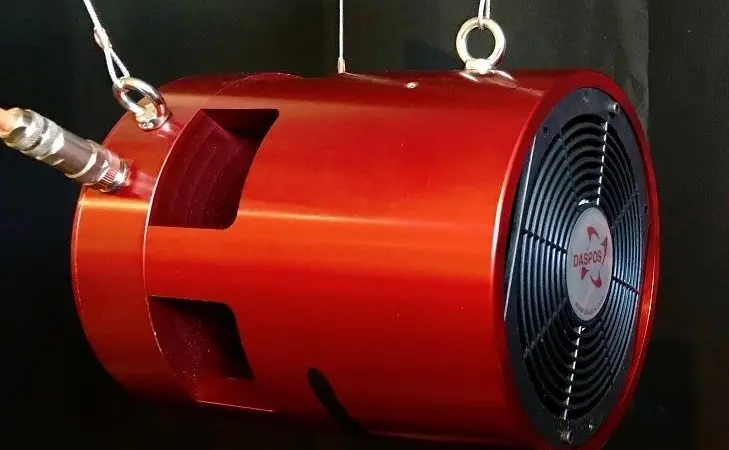 LAS-10, is based on a very large amount of air flow, up to 10,000 litres per minute