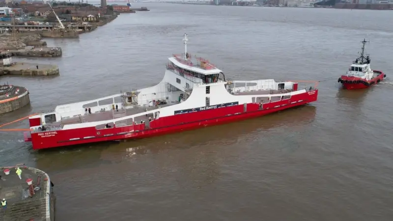The vessel will officially join the fleet on arrival in Southampton, and enter service in May,