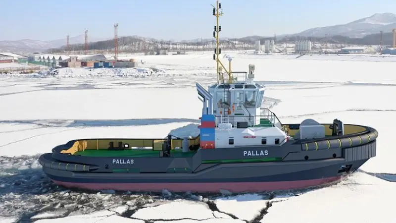 'Pallas' is an ICE class version of Damen's ASD 3010 tug (Hakans)