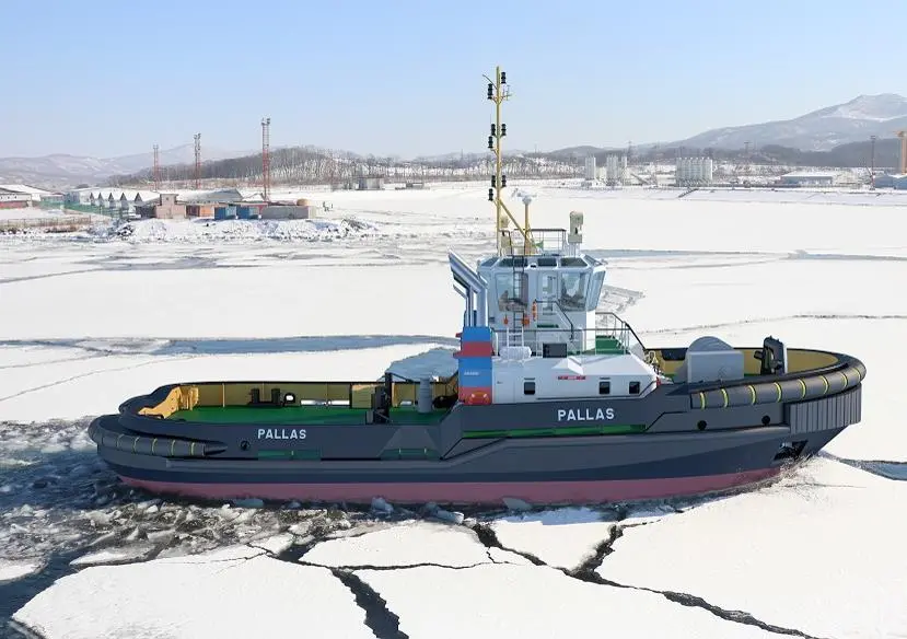 'Pallas' is an ICE class version of Damen's ASD 3010 tug (Hakans)