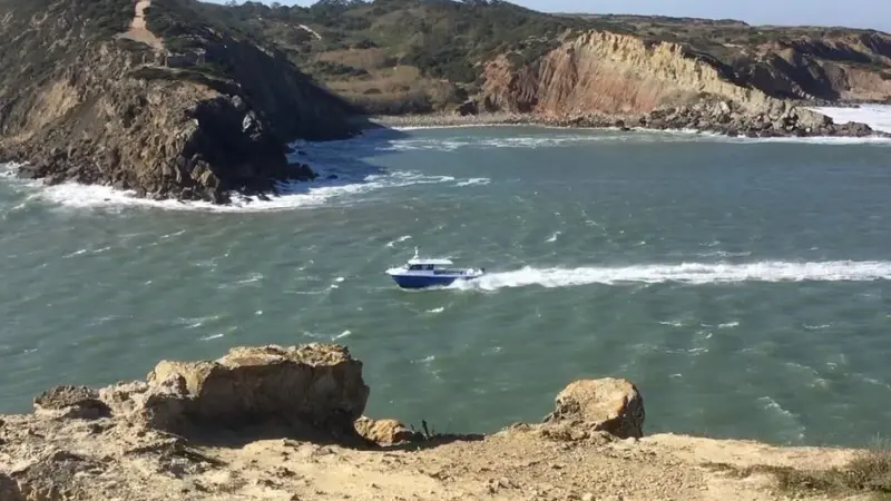 Maya was sea trialled and tested between Nazare and the safe haven of Sao Martinho do Porto