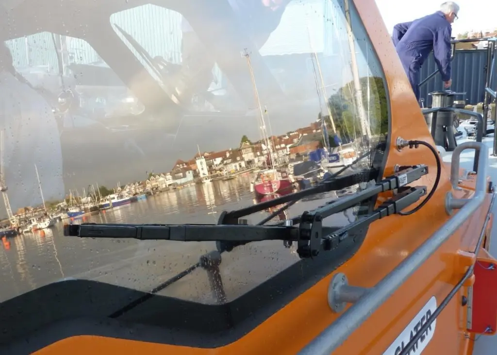 DuroWipers aboard an RNLI Shannon class lifeboat
