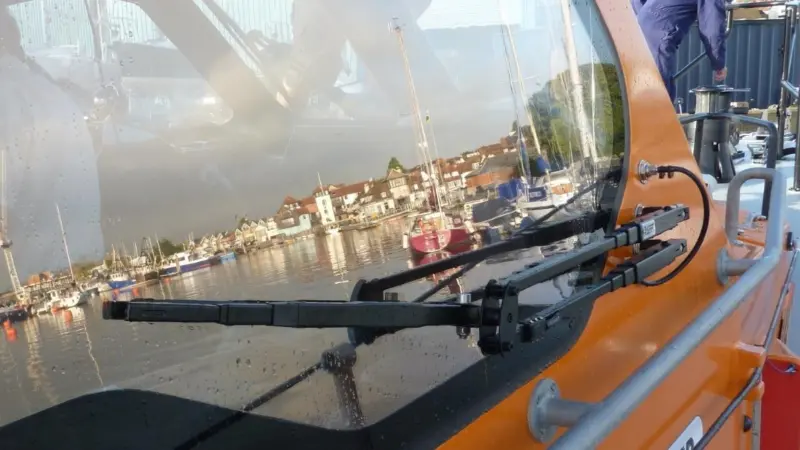 DuroWipers aboard an RNLI Shannon class lifeboat
