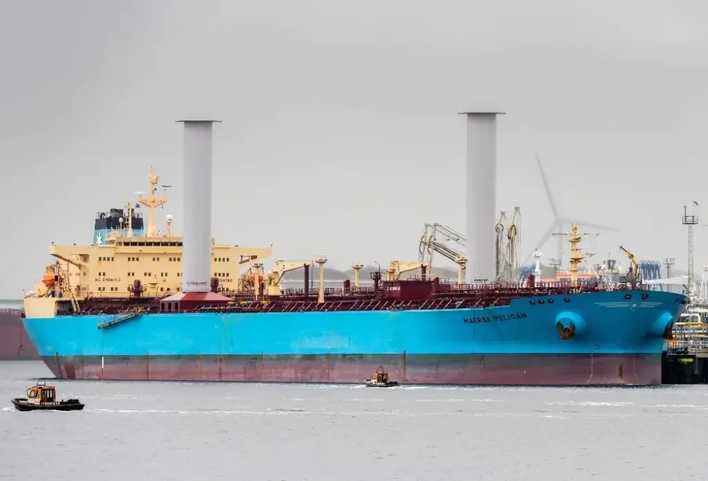 Norsepower solution aboard Maersk Pelican LR2 tanker