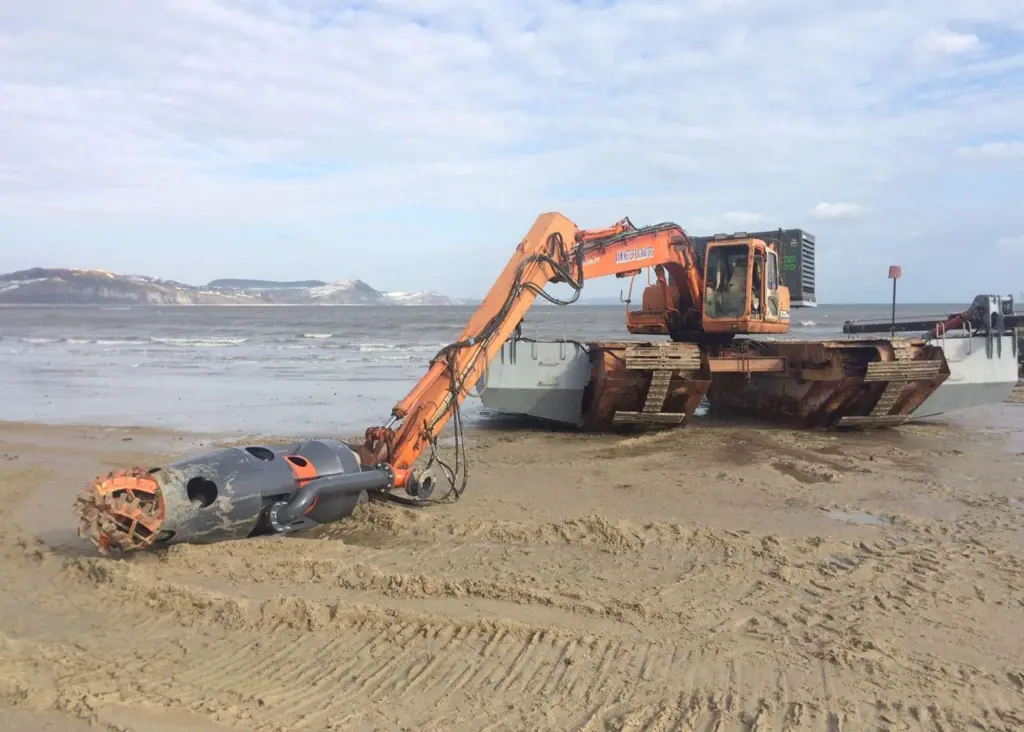 amphibious excavator