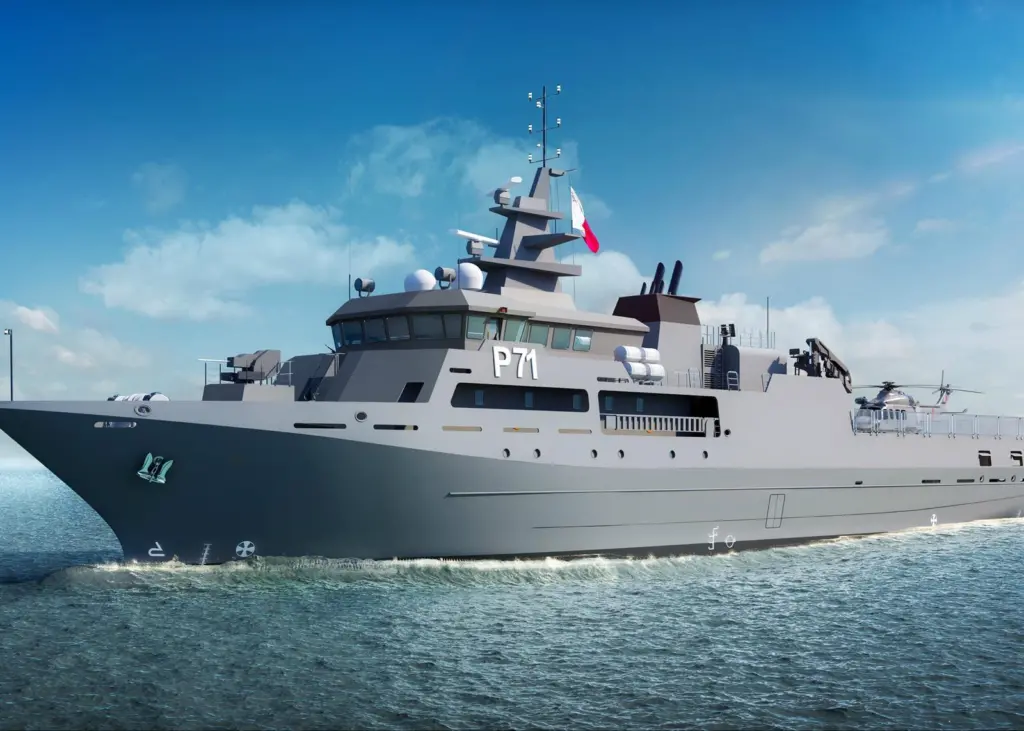 Maltese military patrol vessel