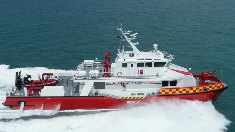 The vessel’s superstructure has been designed as an airtight citadel