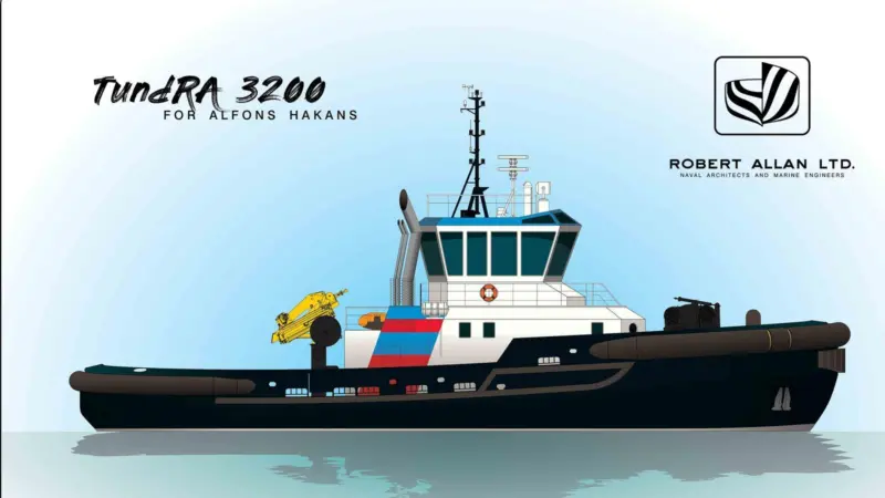 Escort towage in the Baltic will be enhanced by Alfons Hakans two new icebreaking tugs (Hakans)