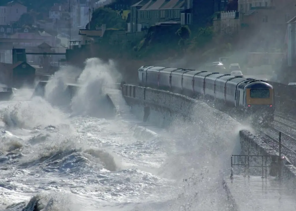 Overtopping at Dawlish Warren