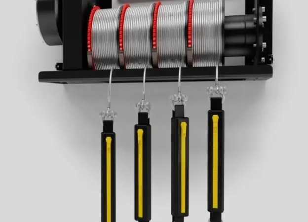 Evacuator is designed for use on all high-rise structures, including wind turbines and harbour cranes
