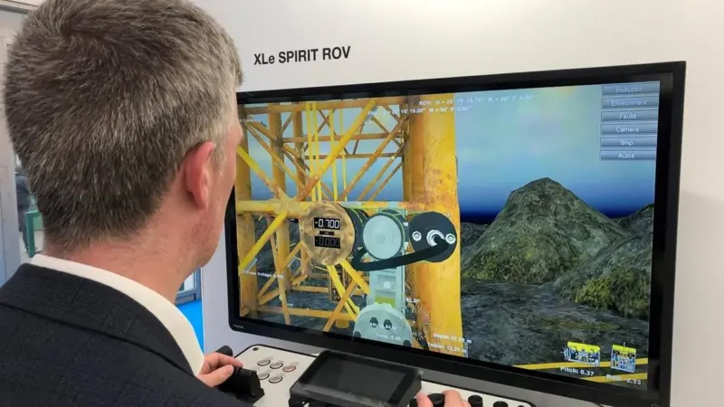The system provides a variety of ROV scenarios designed to test pilots’ skills