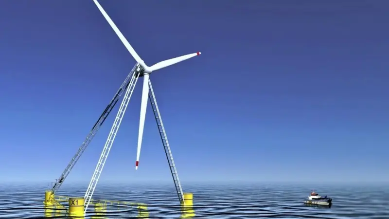 PivotBuoy turbine system visualization