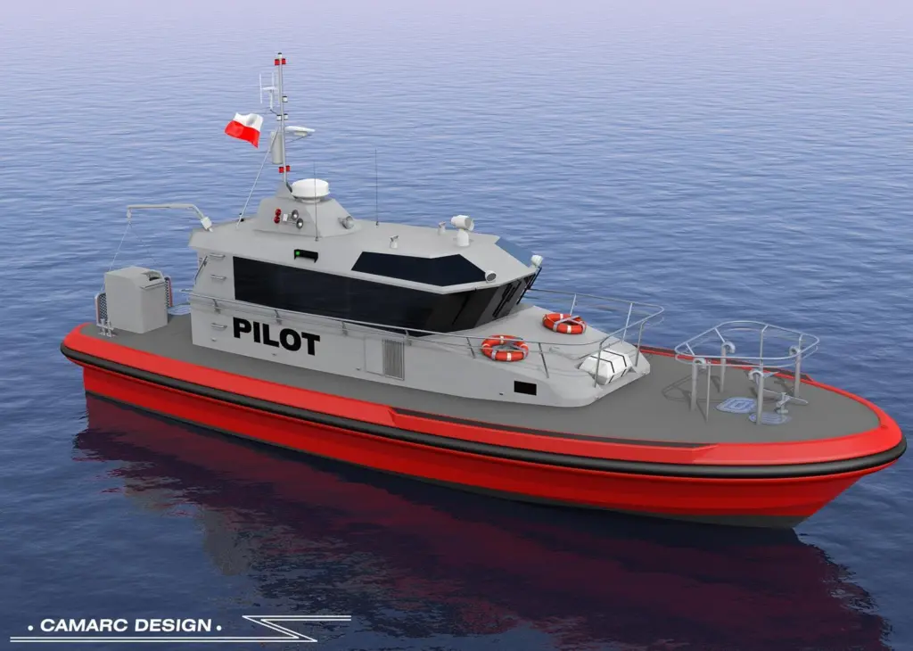 The boat features a twin chine heavy weather hull form for excellent seakeeping