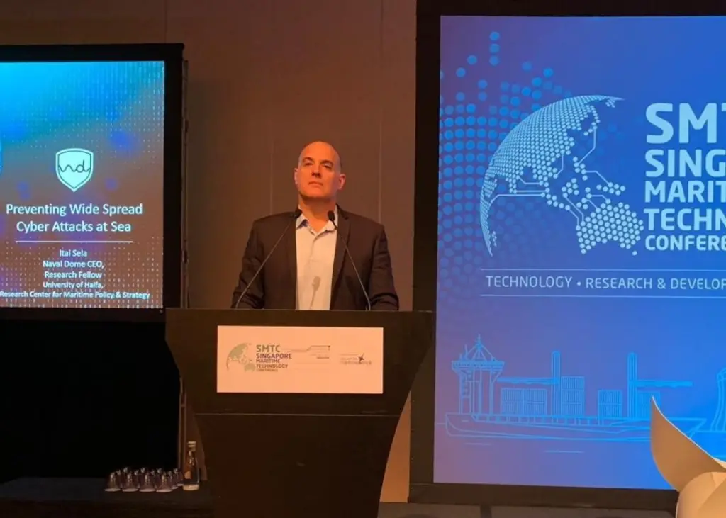 Naval Dome CEO Itai Sela at SMTC2019