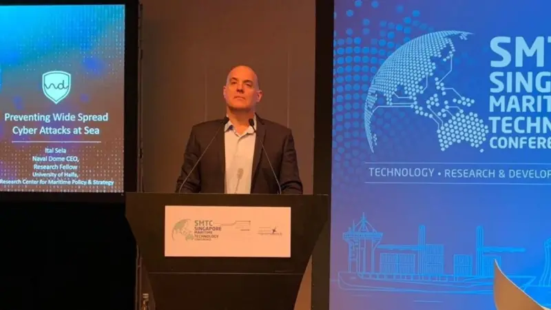 Naval Dome CEO Itai Sela at SMTC2019