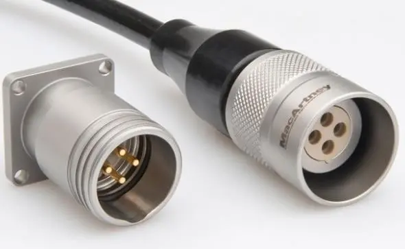 The TrustLink MS connectors are provided in several configurations ranging from 4 to 37 electrical contacts