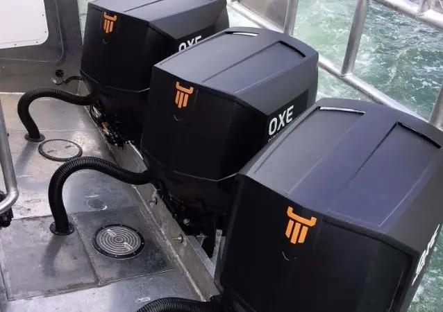 An OXE 150HP uses up to 45% less fuel than a modern 150HP 4-Stroke outboard