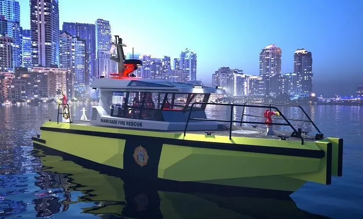 The 50’ x 15’ vessels will be powered by twin inboard diesel engines mated to water jet propulsion units