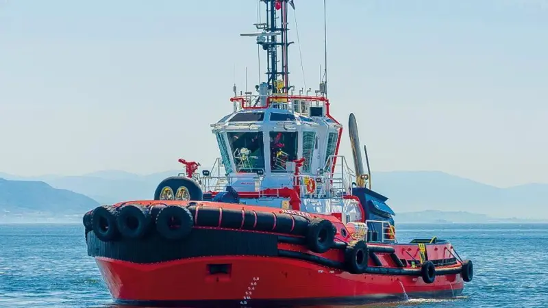 The new tug under its build name of 'Med XXVI' (RAL)