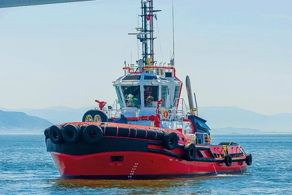 The new tug under its build name of 'Med XXVI' (RAL)