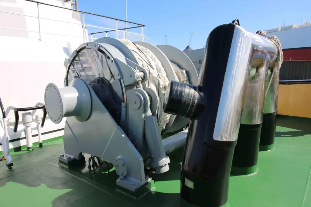 DMC's range includes shiphandling towing winches (Peter Barker)