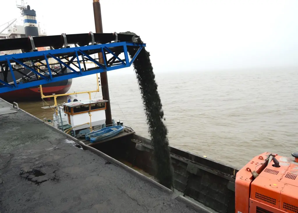 Brokdorf underwater silt deposit site on the Elbe (Photo WSV)