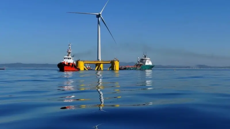 PSM were selected as the instrument supplier for the initial floating wind platform project in Portugal