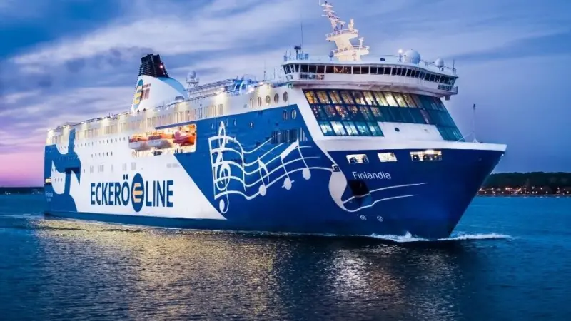 'MS Finlandia'  is operated by the Finnish shipping company Eckerö Line