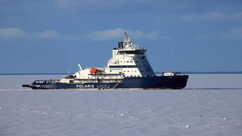 Finland’s ‘Polaris’ icebreaker launched in 2016 runs on cleaner dual fuel engines (Photo: Eduard47/ Creative Commons)