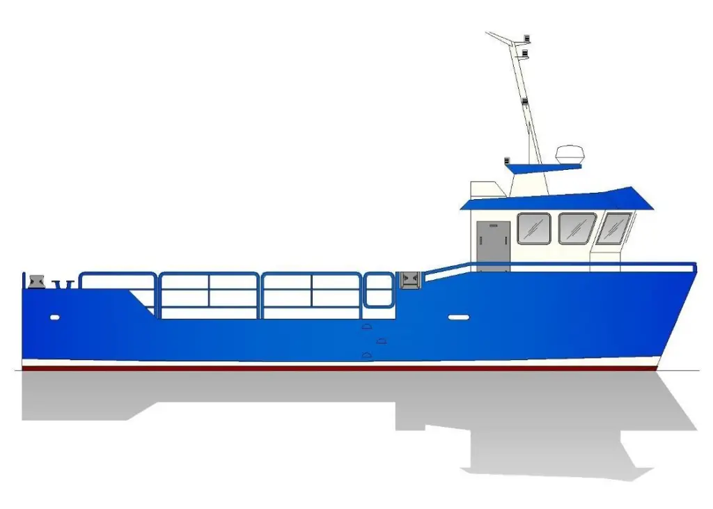 14m twin screw catamaran workboat - Scottish Sea Farms