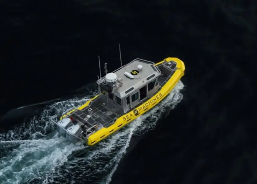 Sea Machines’ SM300 autonomous vessel control system demonstrator