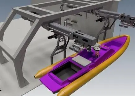 flexible davit system