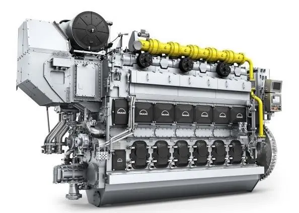 MAN 9L35/44DF Diesel/Gas-electric propulsion system