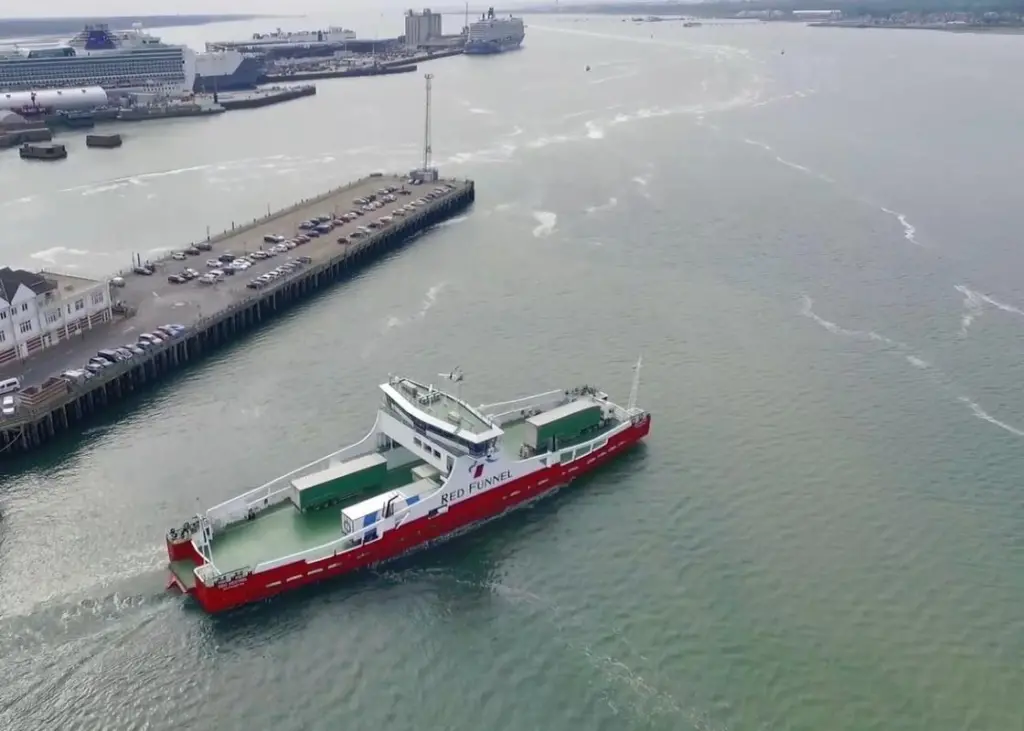'Red Kestrel' was designed to increase the freight capacity of Red Funnel’s Southampton to East Cowes route (Photo: Red Funnel)
