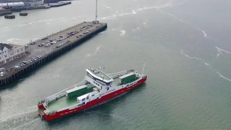 'Red Kestrel' was designed to increase the freight capacity of Red Funnel’s Southampton to East Cowes route (Photo: Red Funnel)