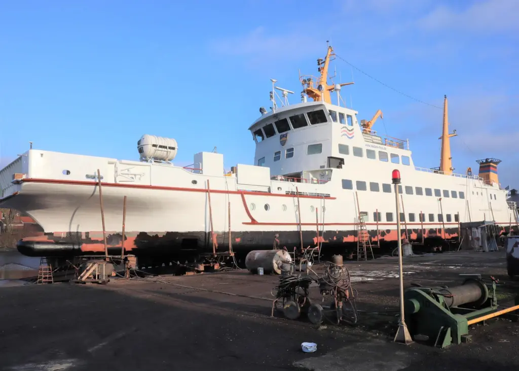Due back in autumn to change engines - Frisia IX