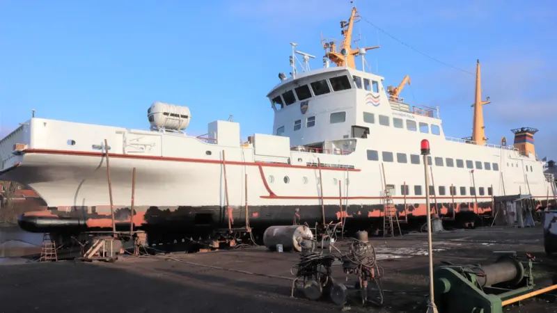 Due back in autumn to change engines - Frisia IX