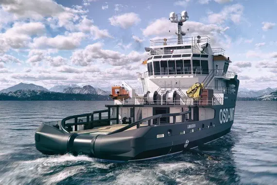 OSD-IMT's anchor-handling tug offers bollard pulls of around 120t (OSD-IMT)