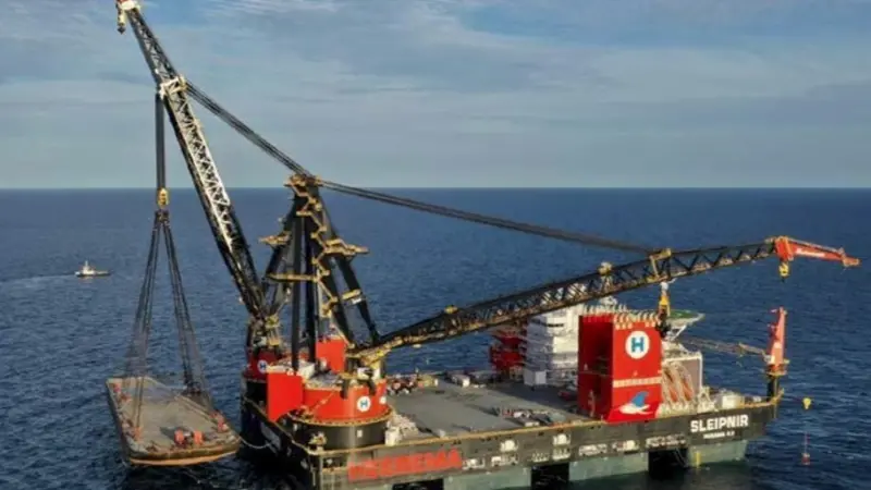 11,000 Tonnes lifted in Sleipnir’s SB crane