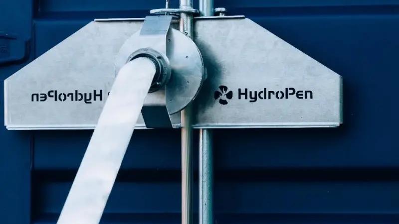 HydroPen System uses pressurized water to drill through container doors