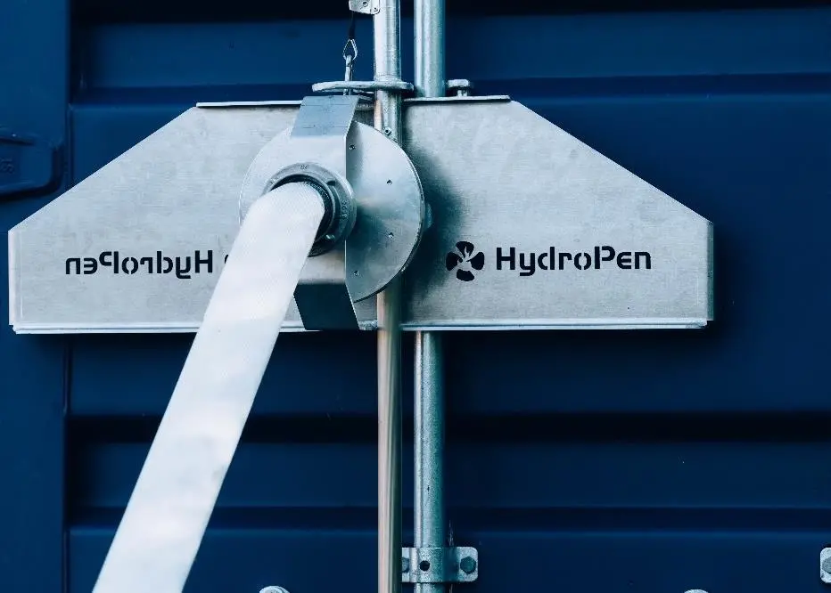 HydroPen System uses pressurized water to drill through container doors