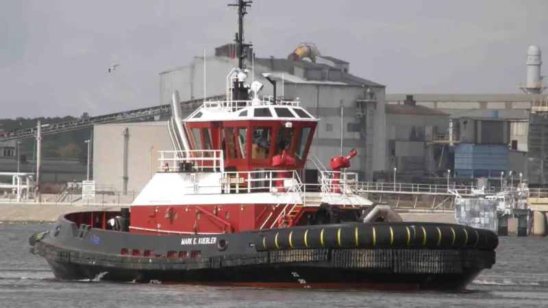 'Mark E Kuebler' is one of a series of ten tugs with Schottel thrusters (Schottel)