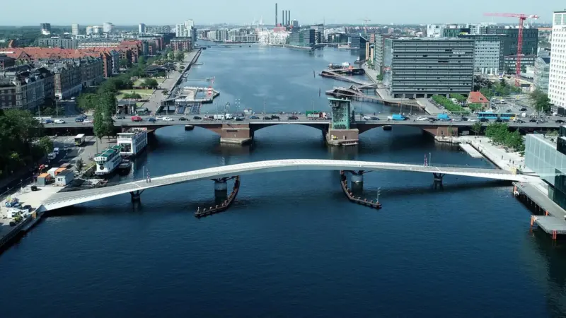 Lille Langebro, a new pedestrian and cycle bridge