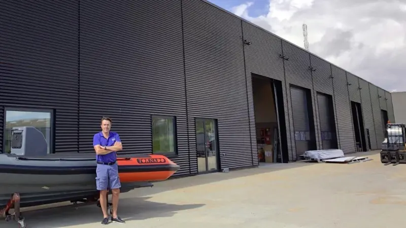 Lars Hjorth, owner and CEO at the new facility