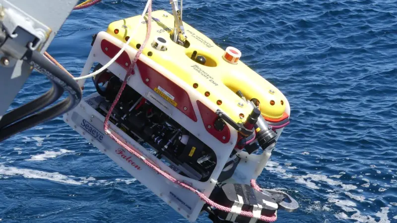 Falcon deployed on a recent service cruise to the Ocean Observatories Initiative Pioneer Array.