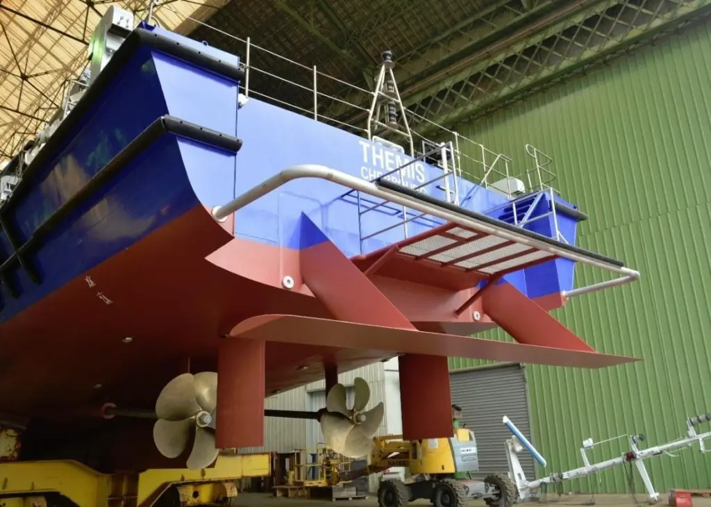 Fixed retrofit HullVane on 'Themis'