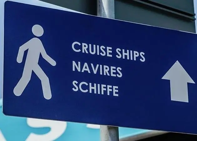 Signage at Portsmouth International Port