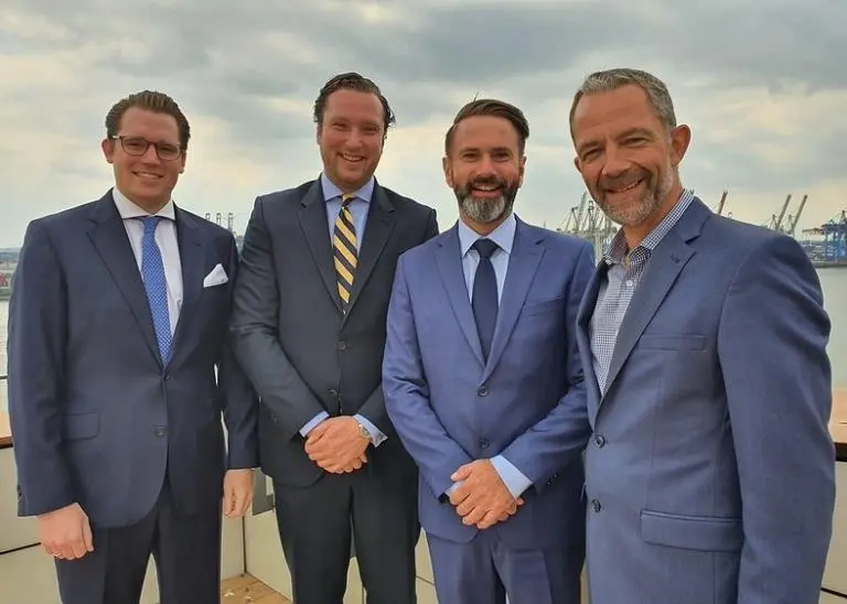 (From Left to Right) Valentin Hartmann, Partner - Waterworks Offshore; Sven Boedewig, Managing Director - Waterworks Offshore; Joachim Brack, Managing Director - CSM Energy; Mark O'Neil, CEO - CSM