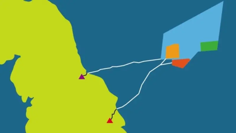 Winning bids include 3.6 GW of wind farms at Dogger Bank (Image: Equinor/ SSE)