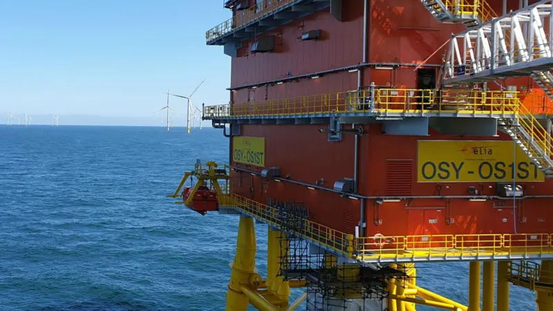 EDS has completed works on the first ever offshore grid connection project in the North Sea waters off Belgium Photo: EDS